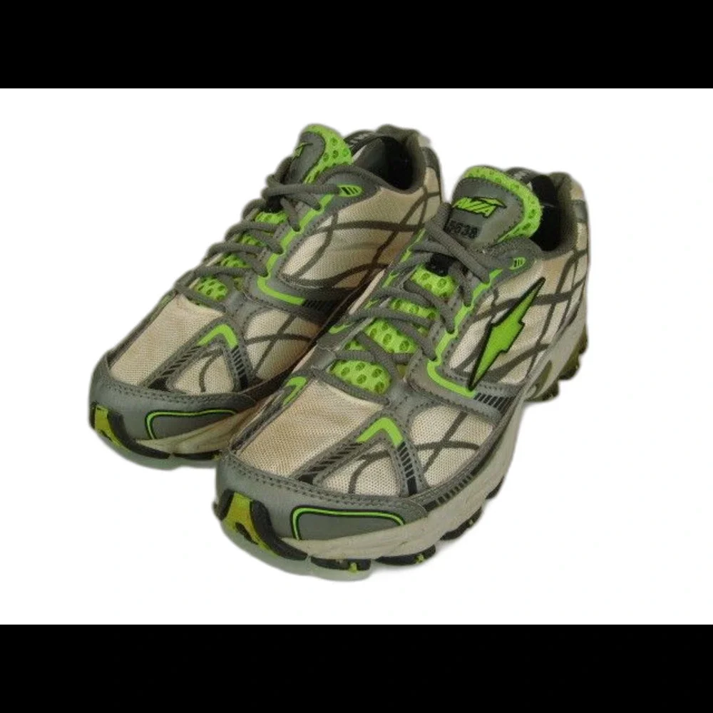 Womens Avia 5638 Gray/White Running Walking Athletic Shoes Sneakers sz 7.5